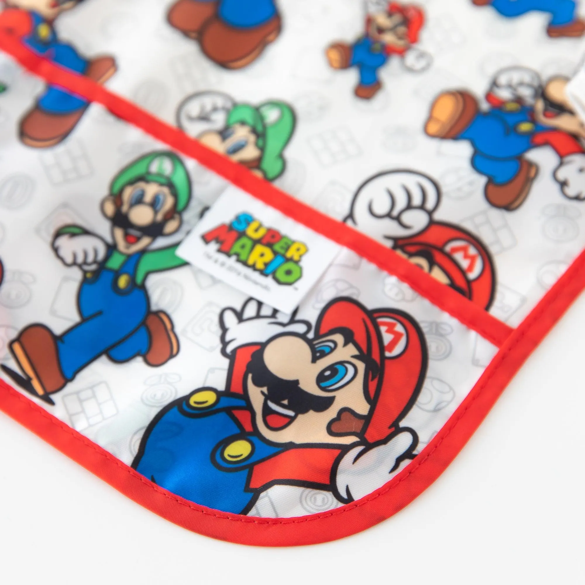 Sleeved Bib: Super Mario Classic