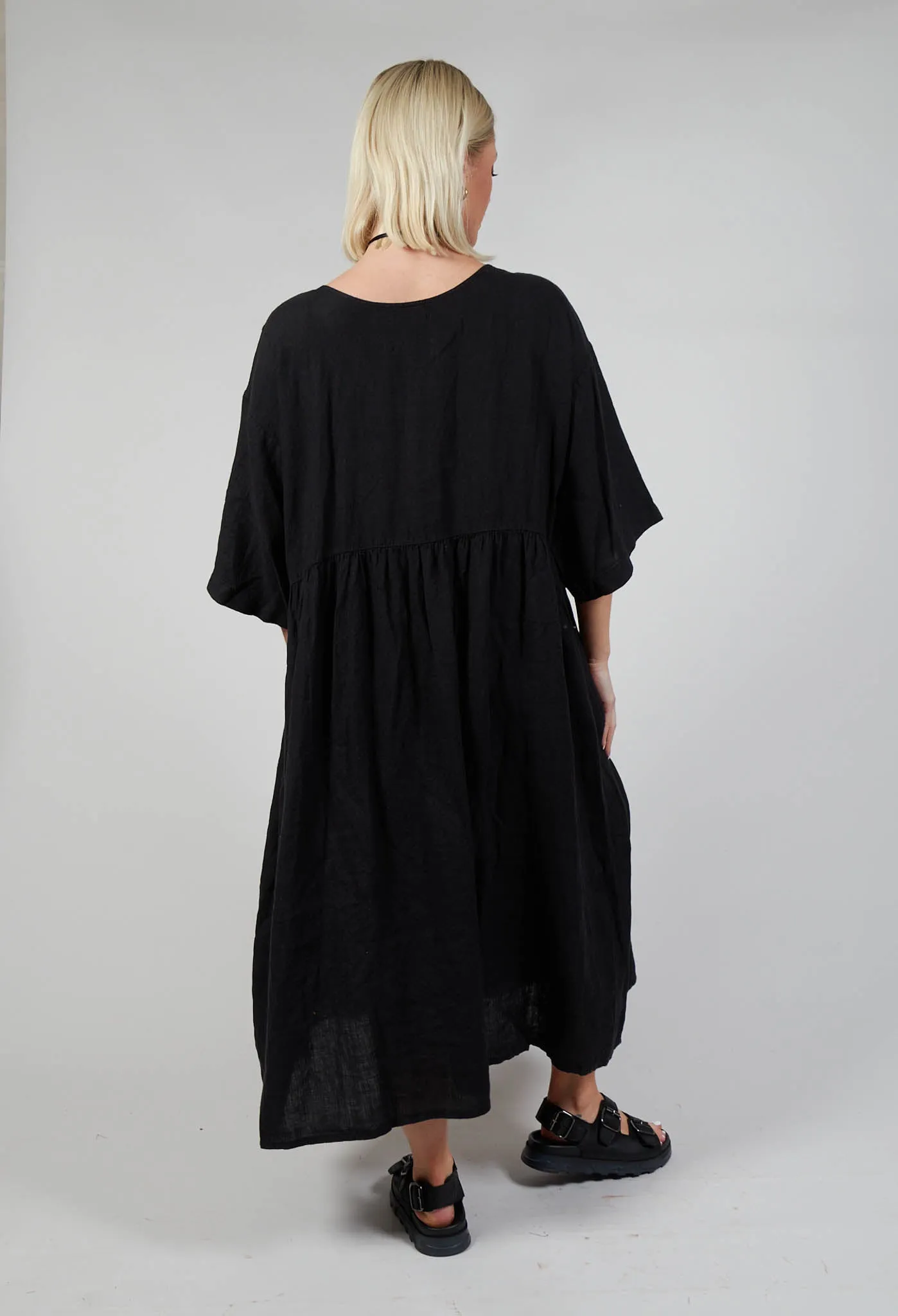 Smock Dress In Black