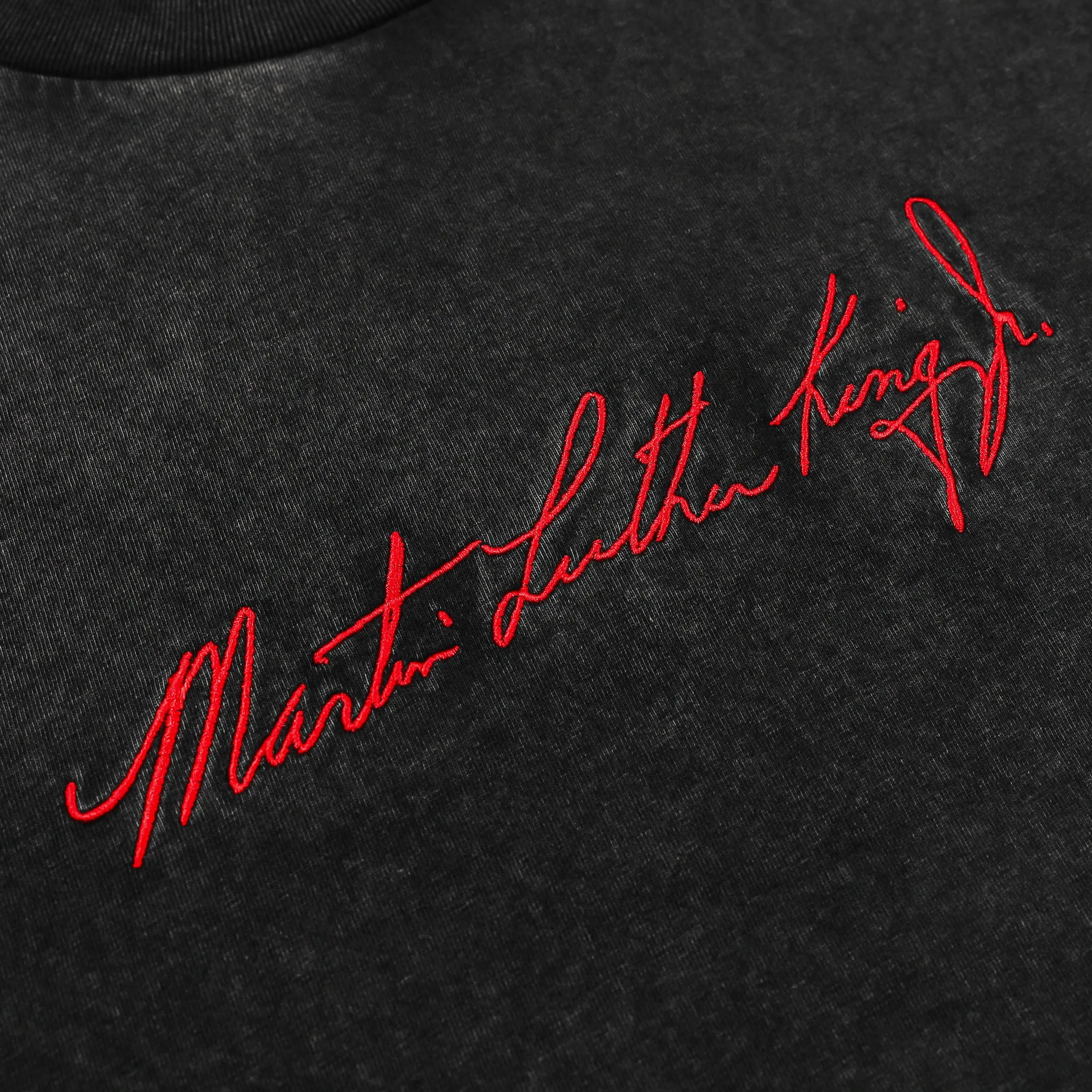 SP x MLK The Mic Mens Short Sleeve Shirt (Black/Red)