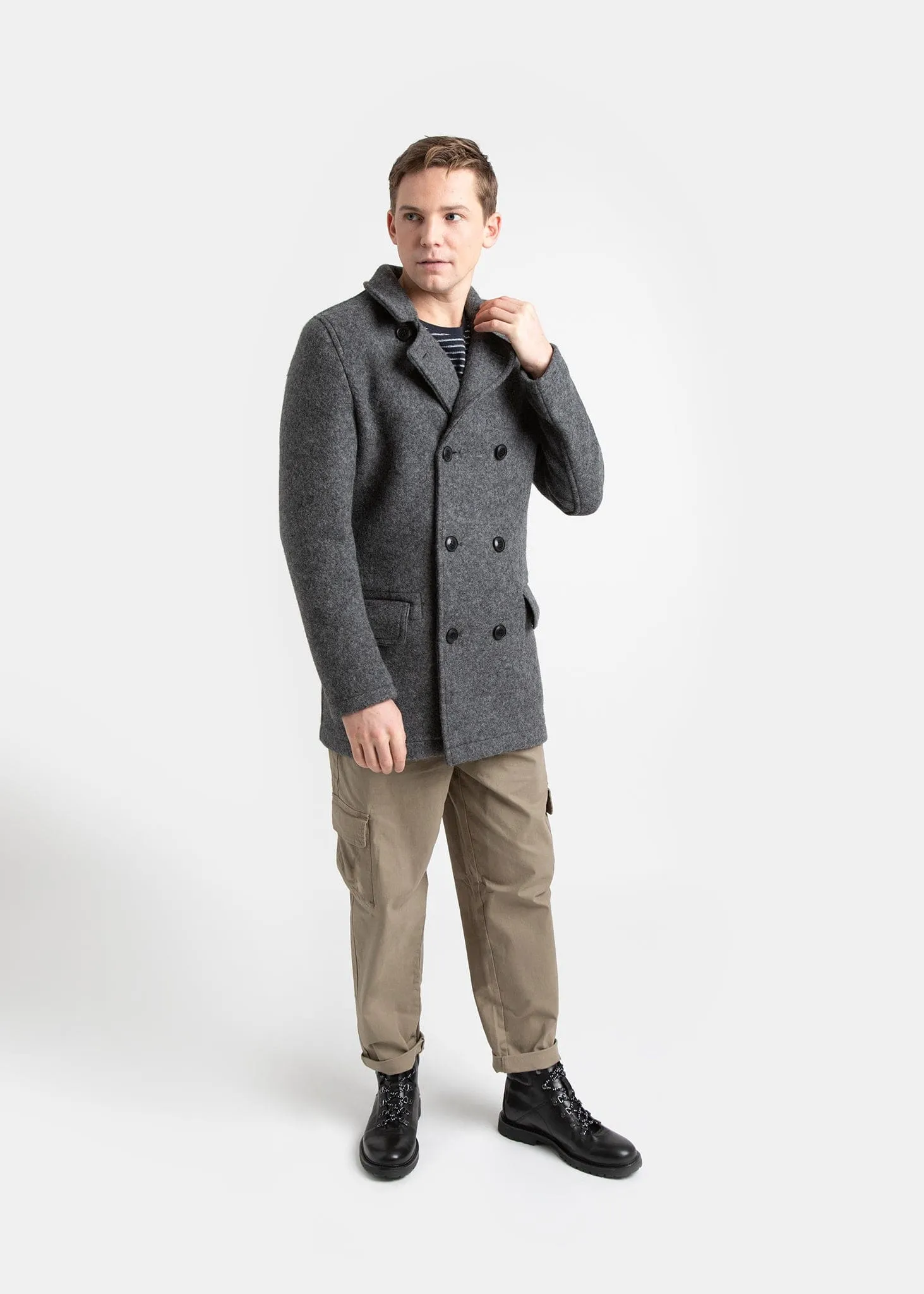 Spring Peacoat Grey