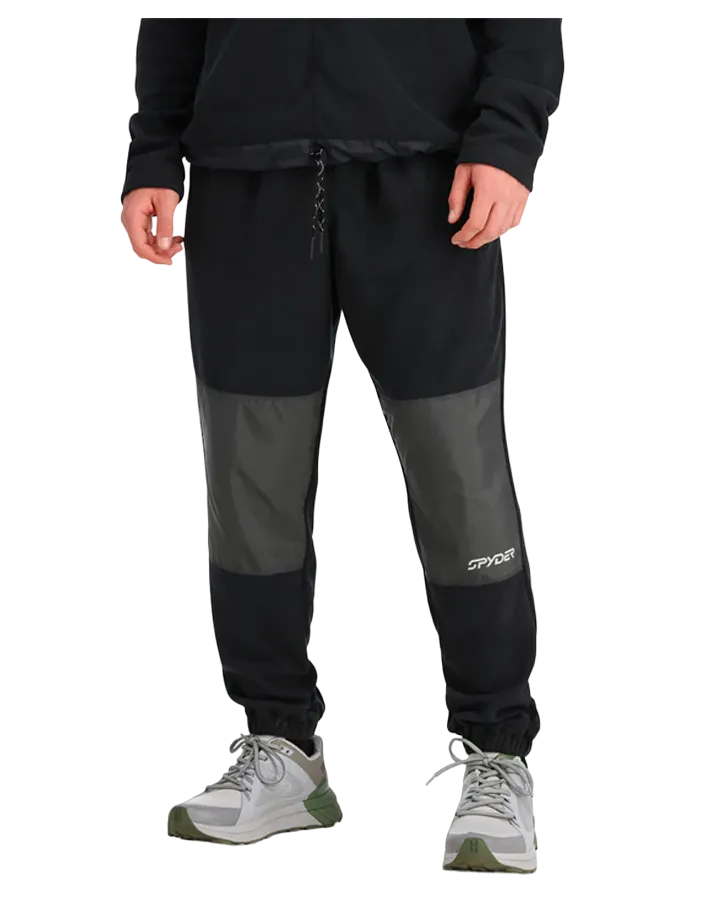 Spyder Unisex Lounge Pant Black 2023 | Snow Apparel Mens | Snow Skiers Warehouse