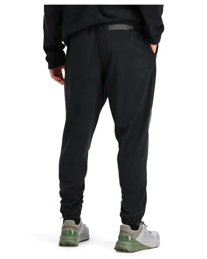 Spyder Unisex Lounge Pant Black 2023 | Snow Apparel Mens | Snow Skiers Warehouse