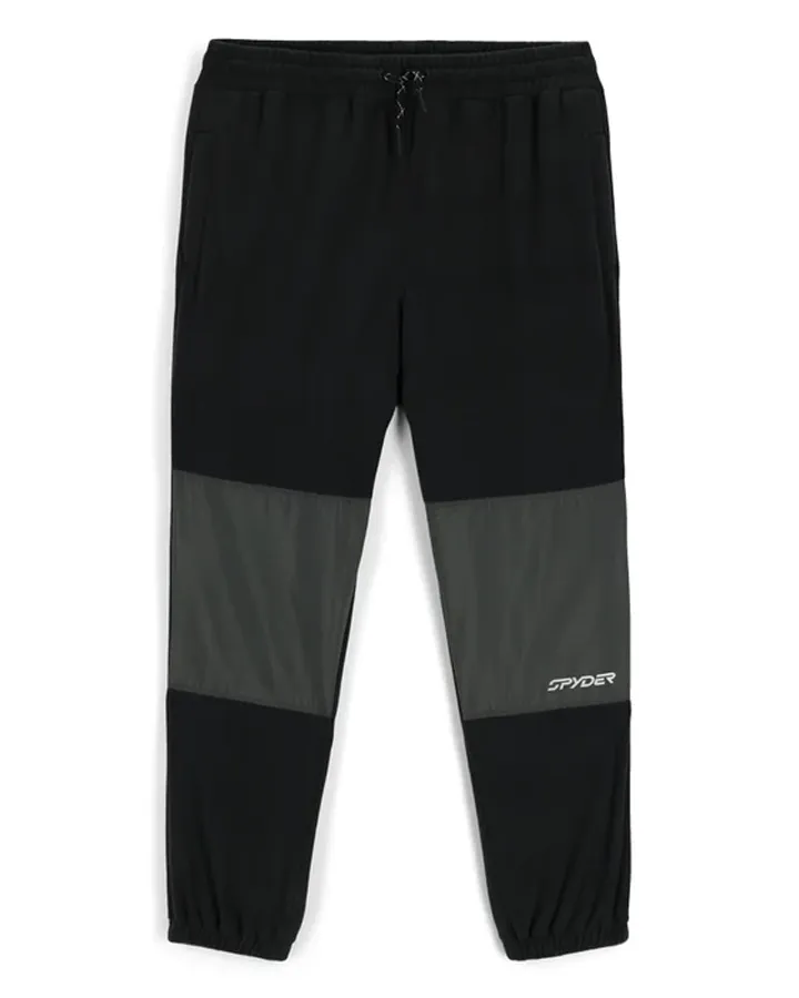 Spyder Unisex Lounge Pant Black 2023 | Snow Apparel Mens | Snow Skiers Warehouse