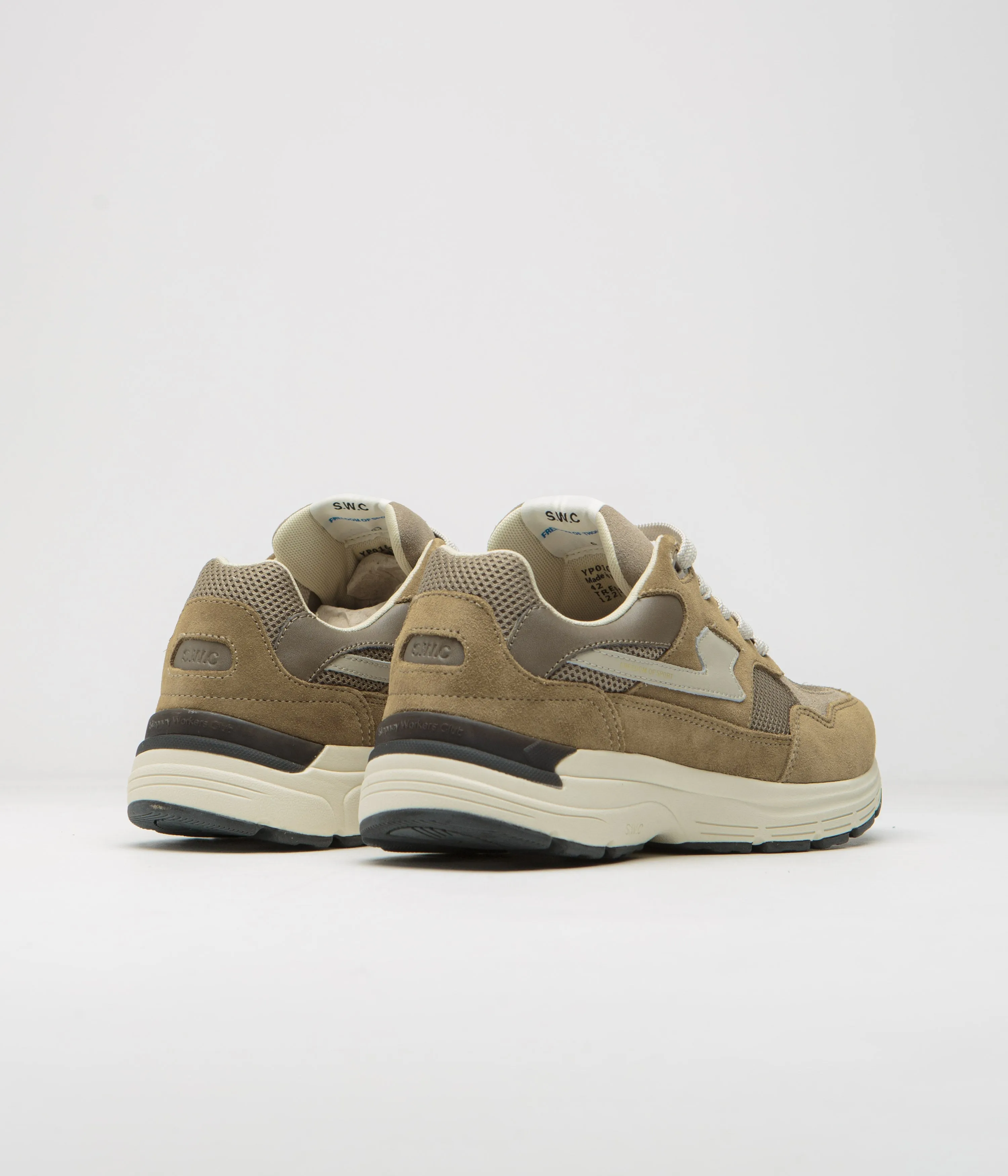 Stepney Workers Club Amiel S-Strike Suede Shoes - Desert