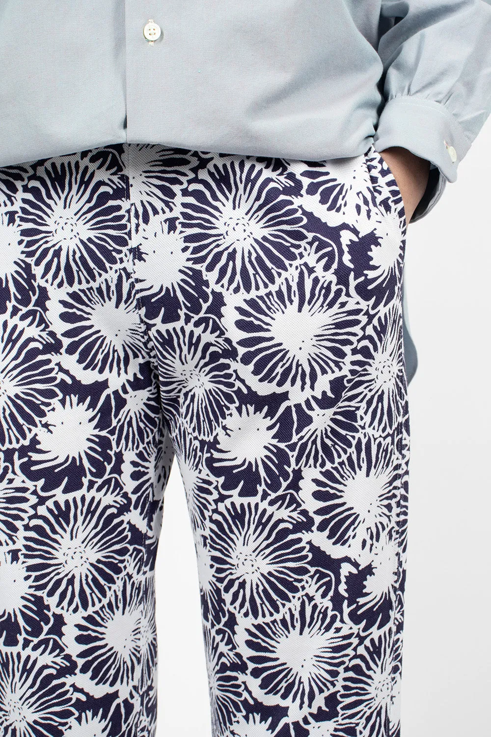 STK Pant Navy/White