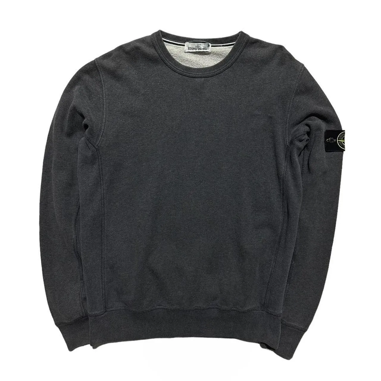 Stone Island Dark Grey Pullover Crewneck