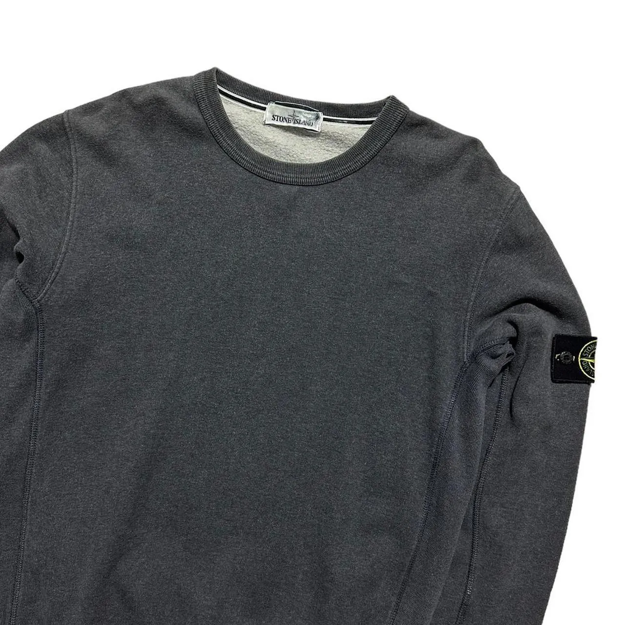 Stone Island Dark Grey Pullover Crewneck