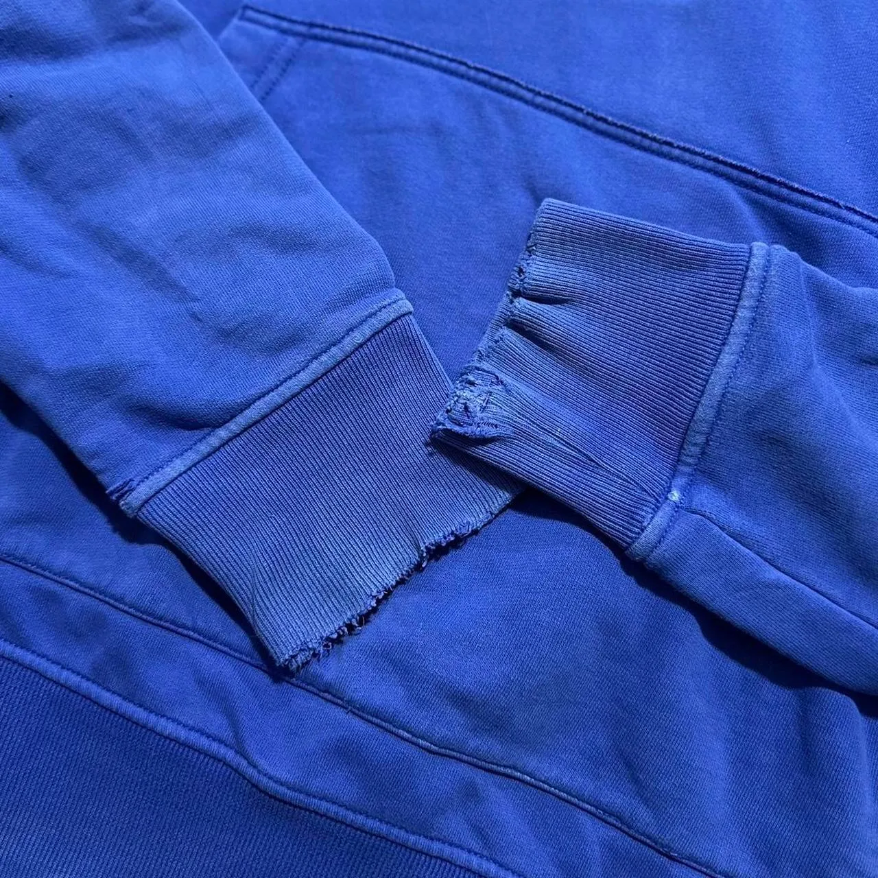 Stone Island Pullover Blue Hoodie