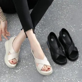 Summer New High Heel Fashion Outerwear Women's Sandals