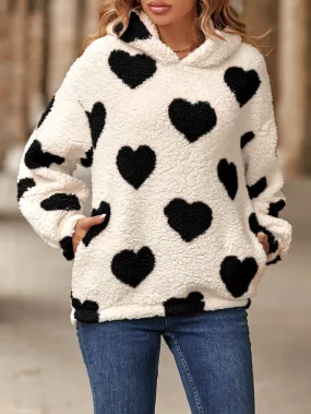 Sweater Comfy Hearts Black