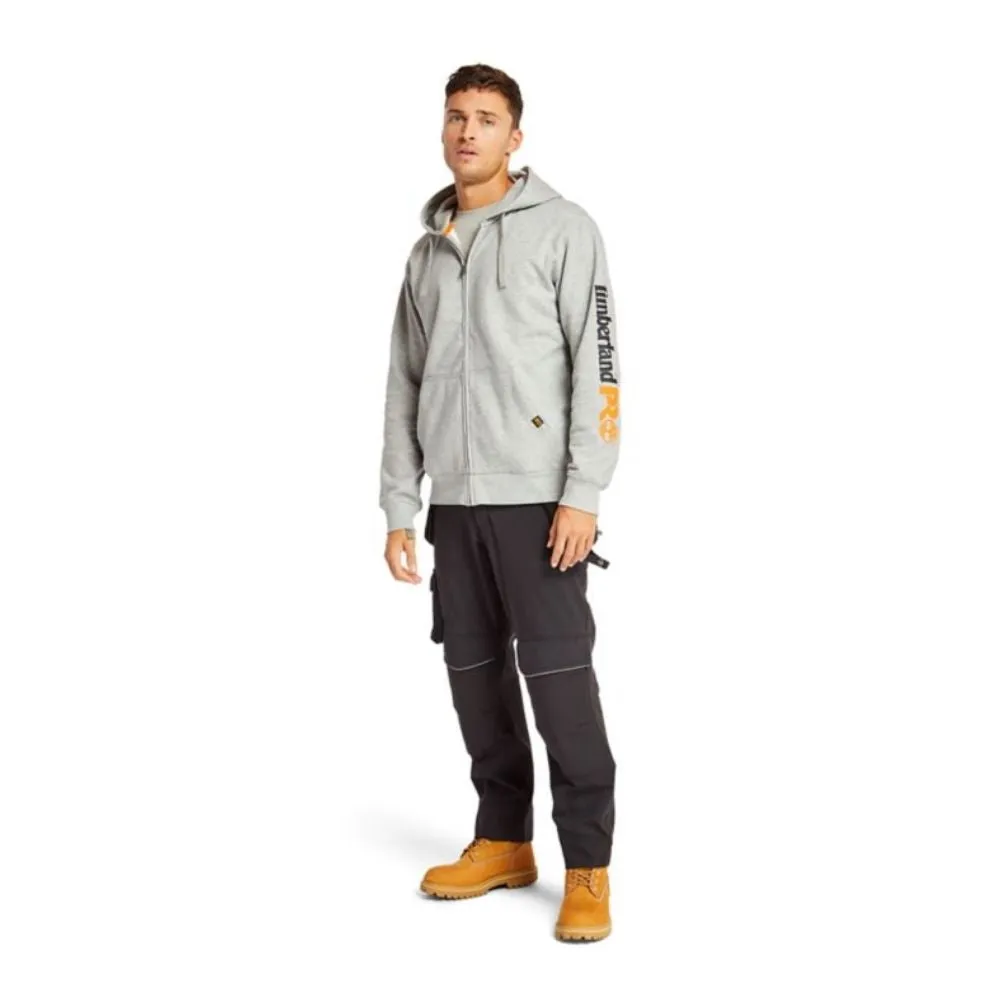 Timberland PRO Hood Honcho Full Zip Work Hoodie - Light Grey TB0A235XC81