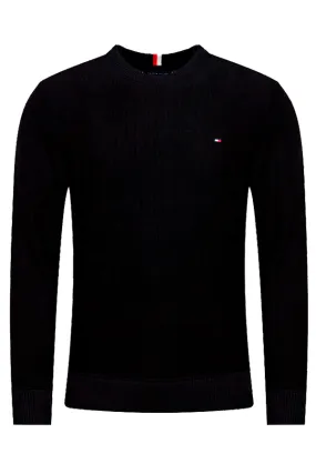 Tommy Hilfiger Cotton Knit Pullover Black