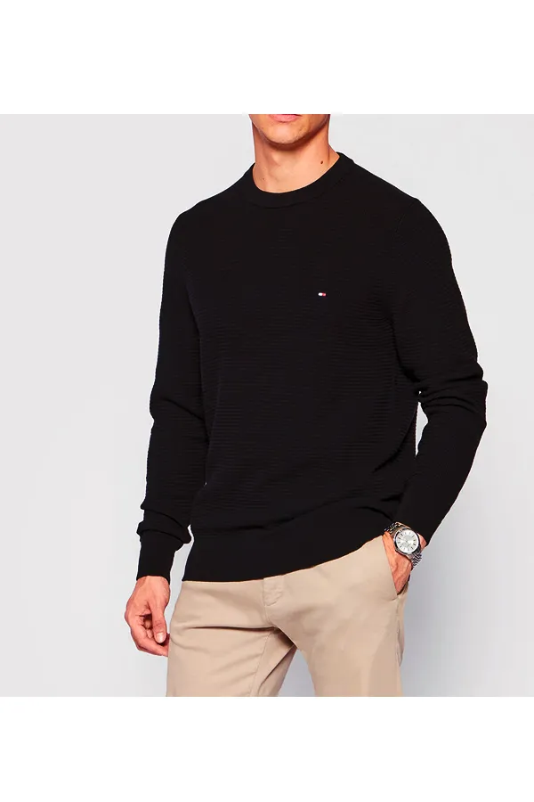 Tommy Hilfiger Essential Knit Pullover Black