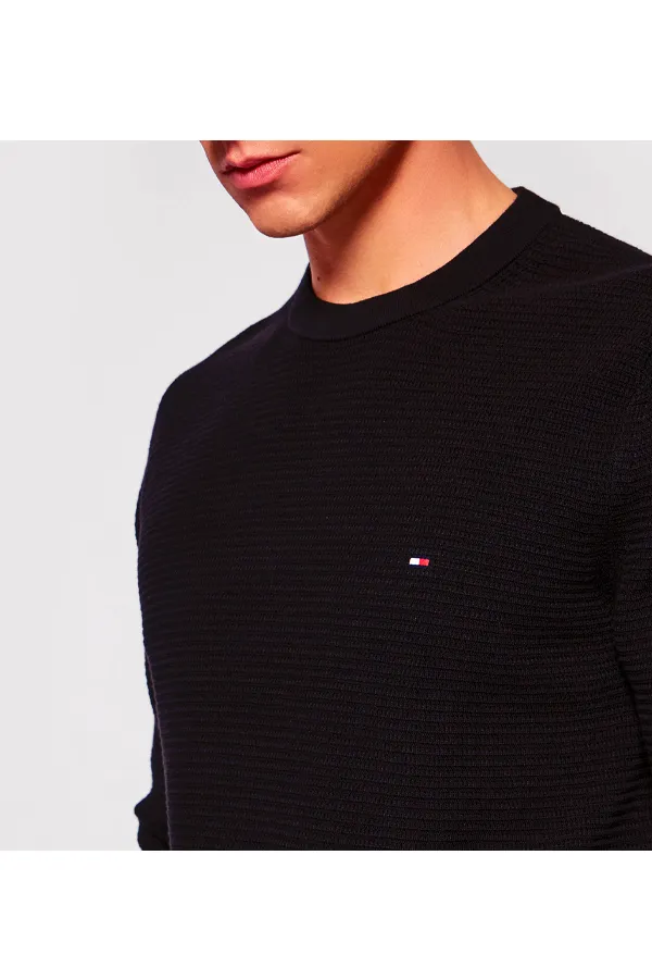 Tommy Hilfiger Essential Knit Pullover Black