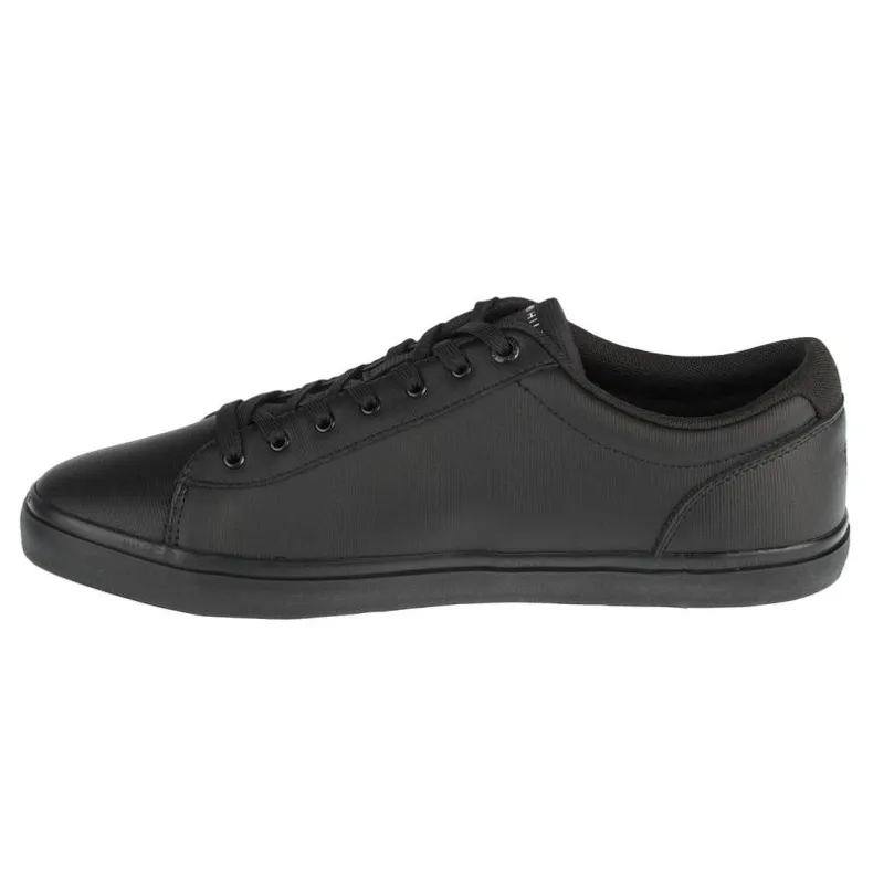 Tommy Hilfiger Essential Leather Vulc Stripes M FM0FM03722-BDS shoes black