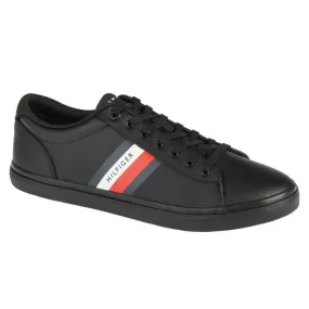 Tommy Hilfiger Essential Leather Vulc Stripes M FM0FM03722-BDS shoes black