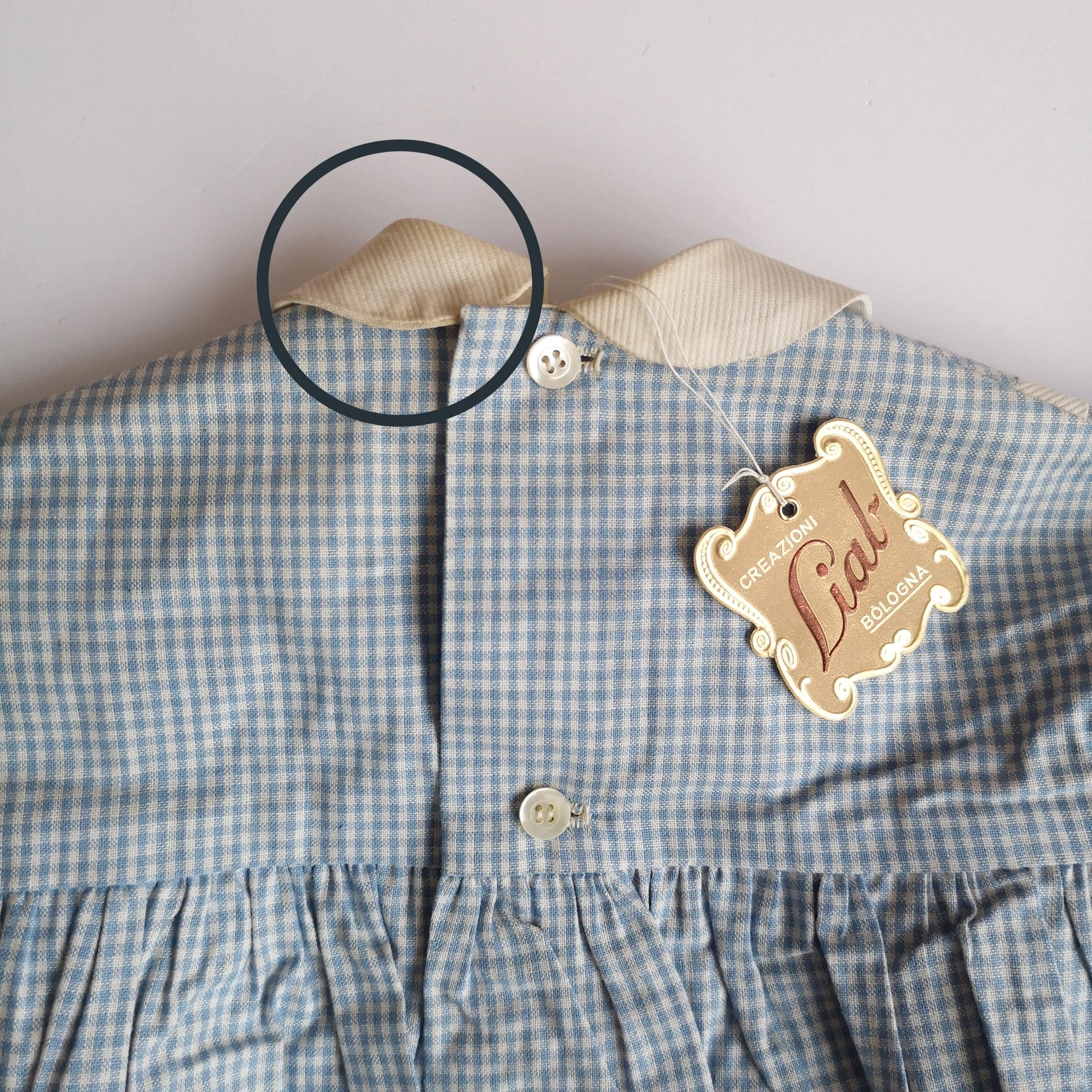 [Unworn] VINTAGE smock (dead stock)