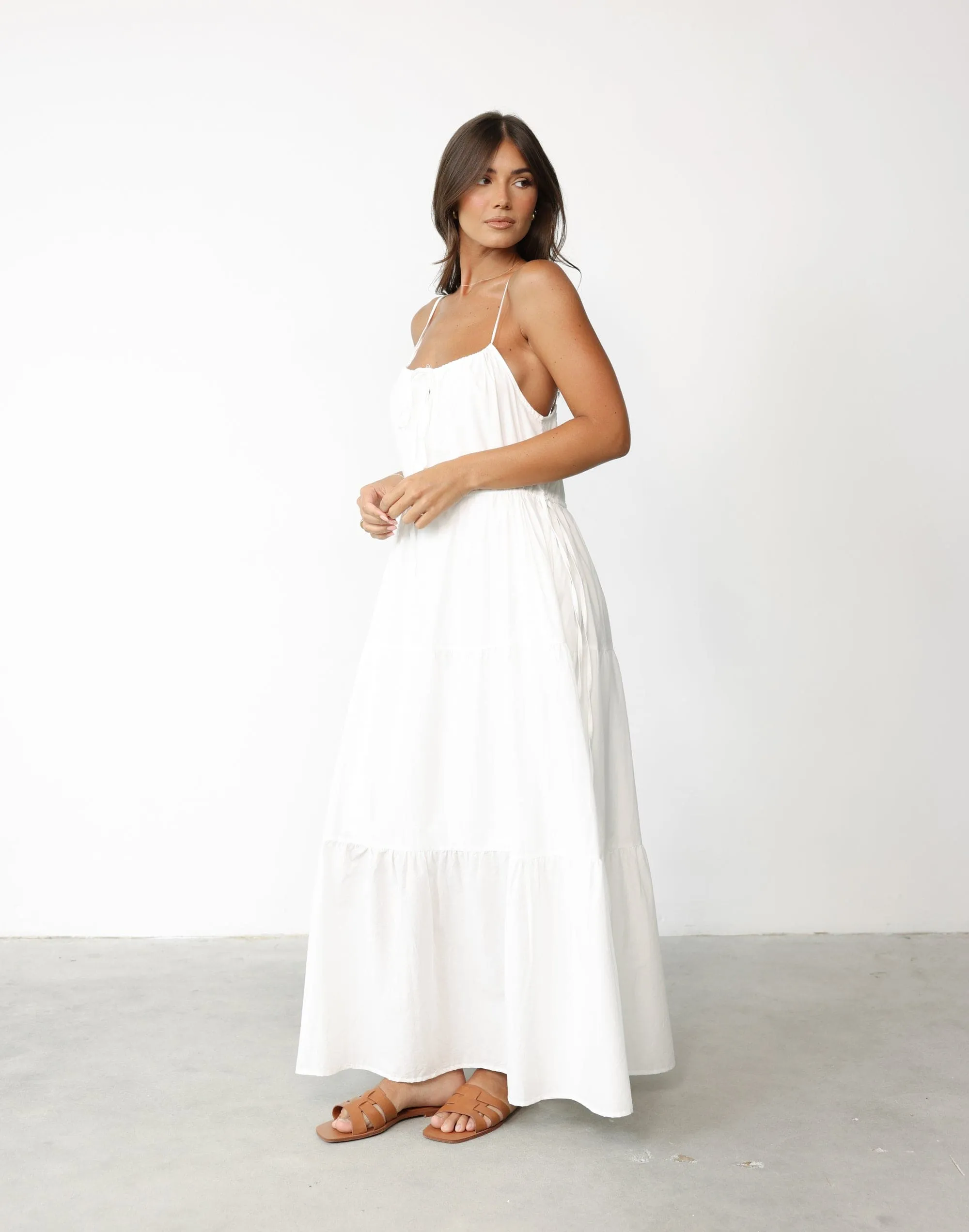 Vanille Maxi Dress (White)