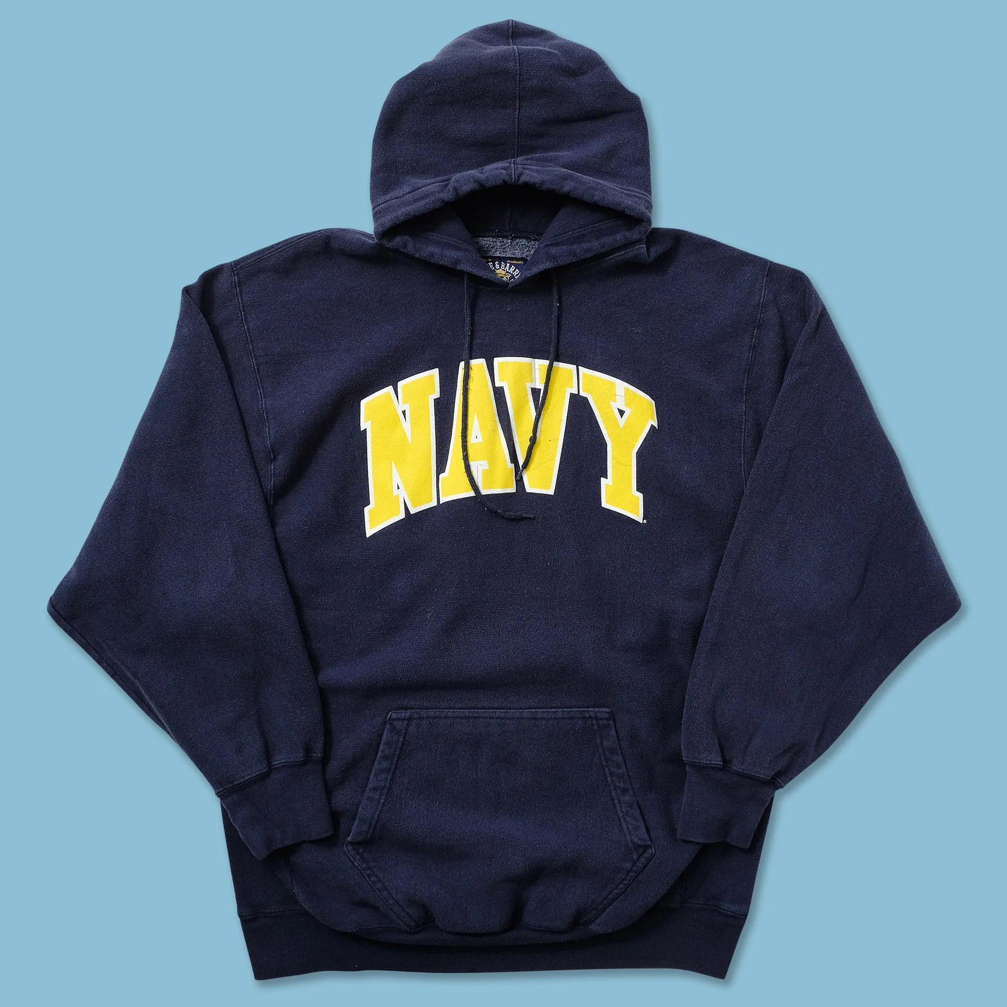 Vintage Navy Hoody XLarge