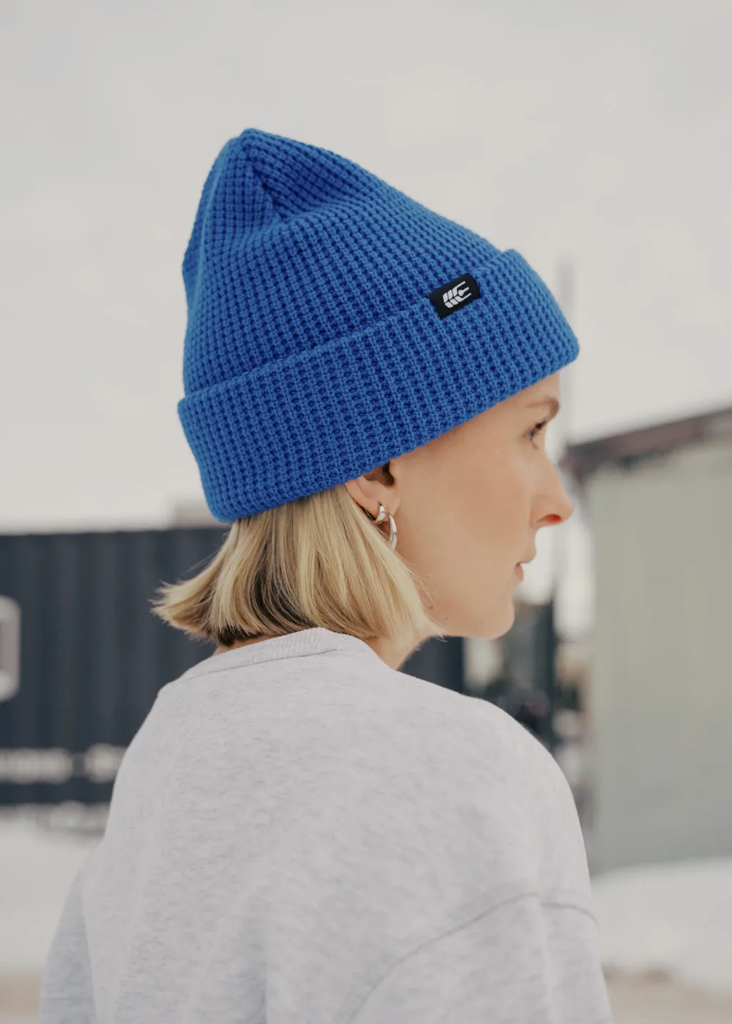 Waffle Knit Toque | Cobalt Blue | Adult