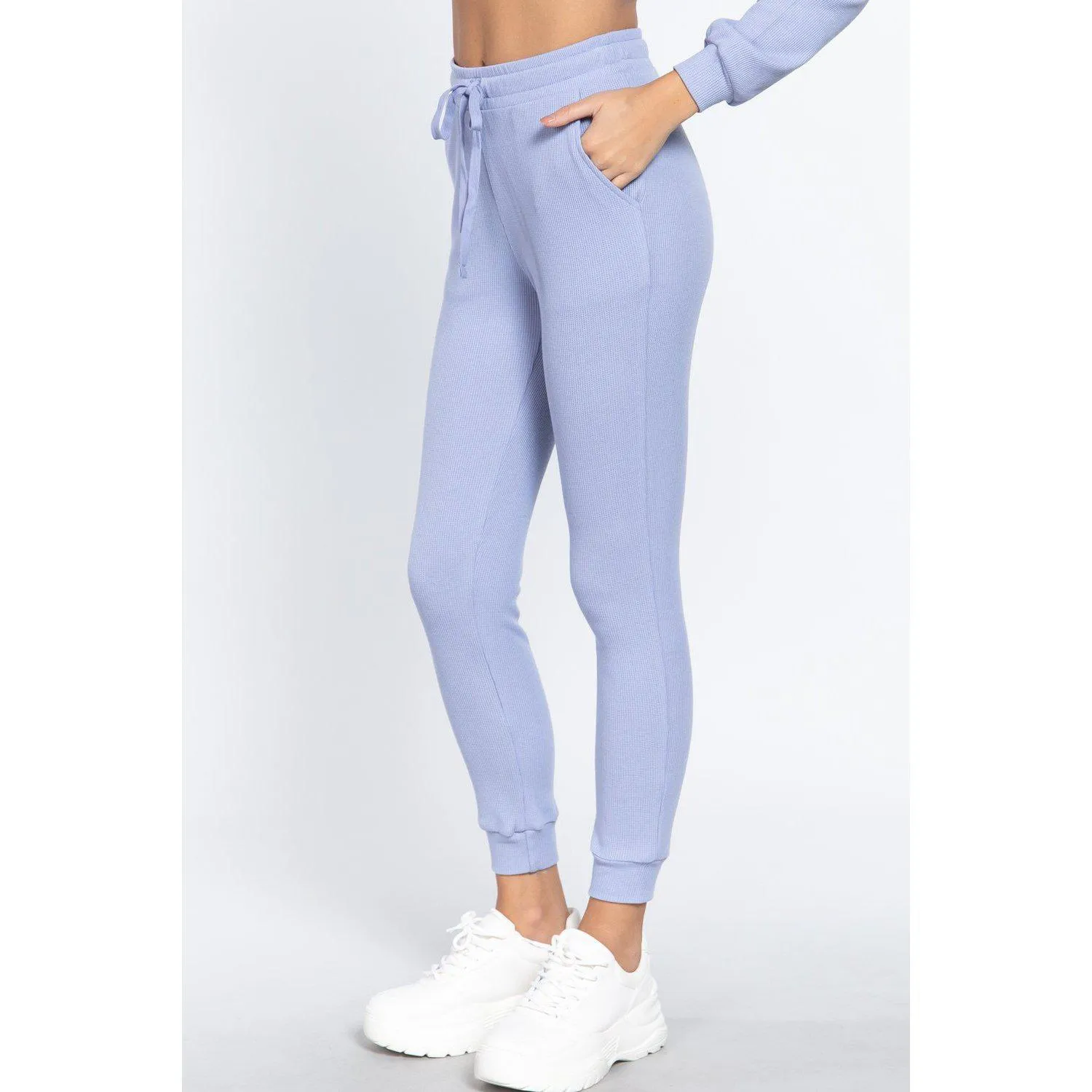 Waist Band Side Pocket Thermal Pants