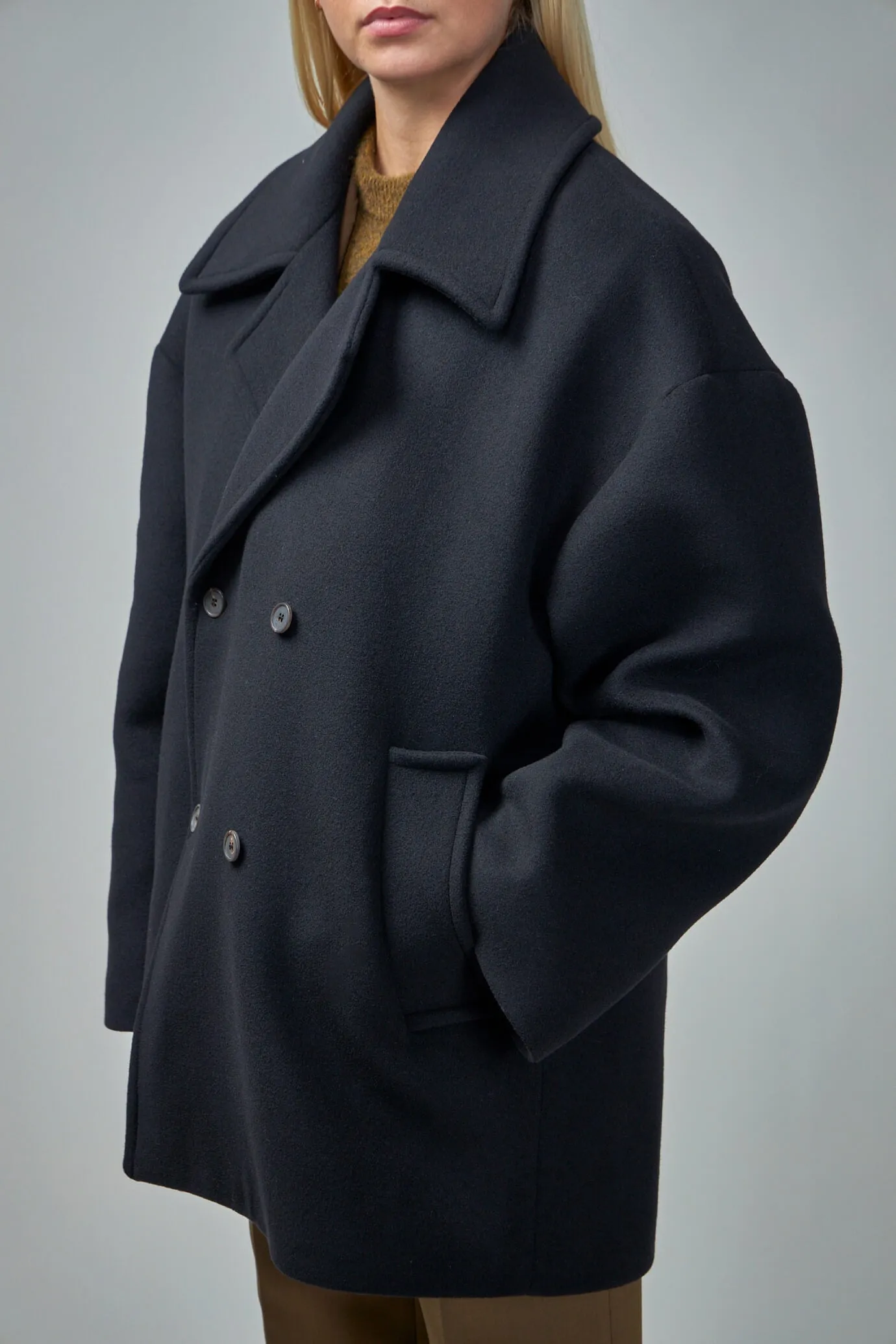 Water Peacoat Coat